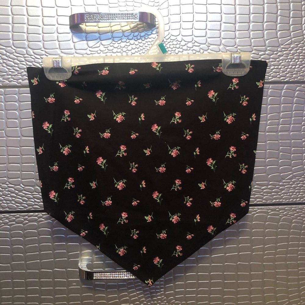 floral bandana crop top